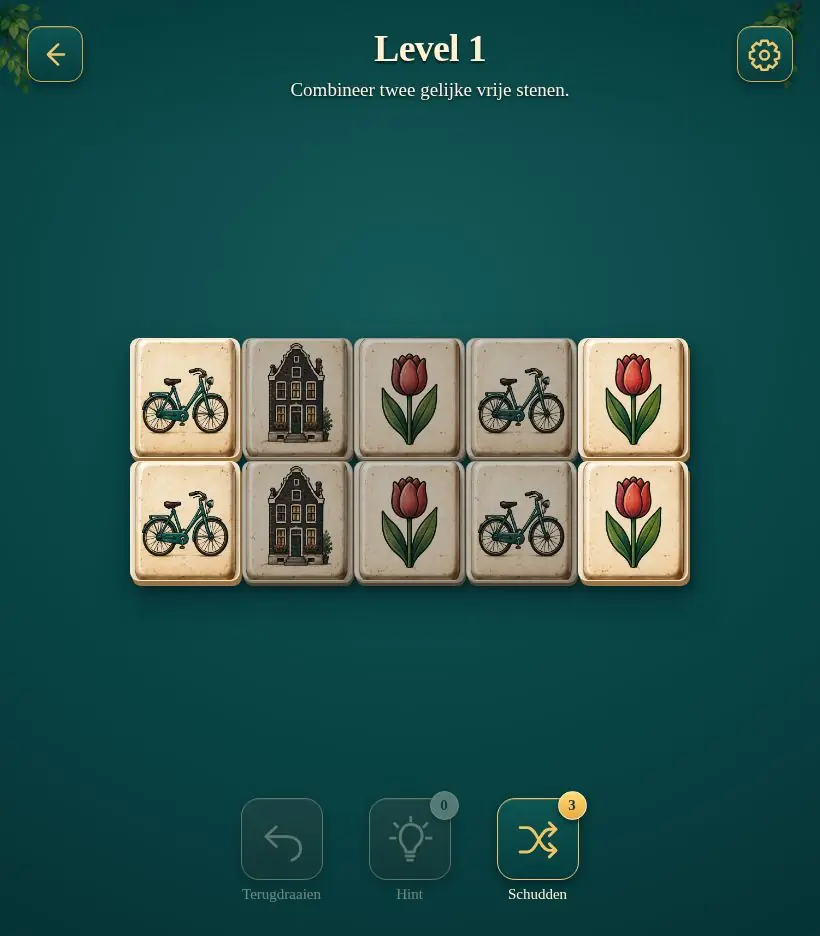 Mahjong Of Amsterdam gameplay